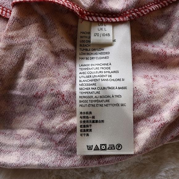 Free People Heartbeats Mini Skater Dress in Elegant Red Floral Print,Long Sleeve - Picture 7 of 8